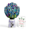 Sunlit Hydrangeas Mother’s Day Suncatcher Bouquet and Playful Herb Garden Sentiment Set for Mom