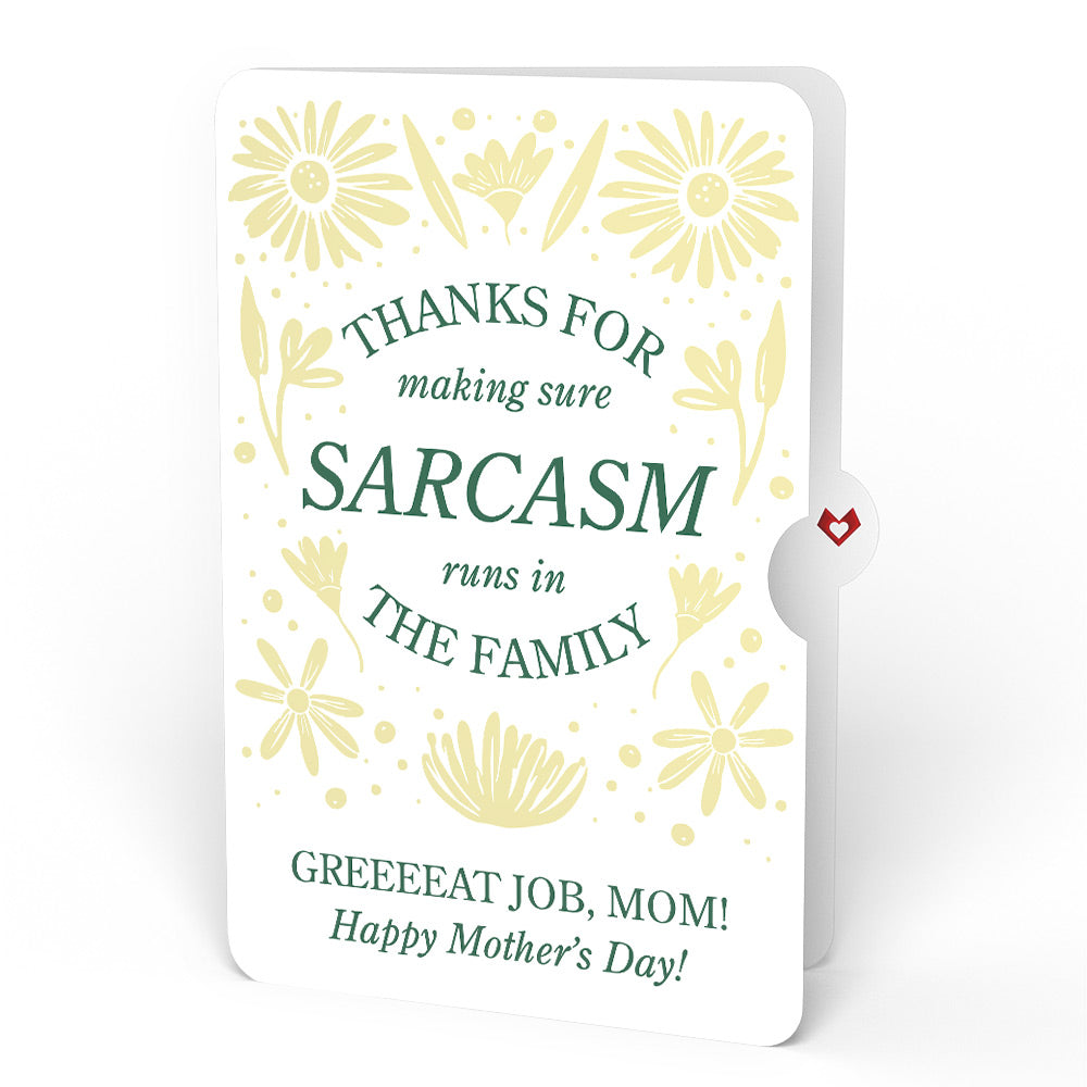 Gilded Daffodil Mother’s Day Luxe Bouquet and Sunny Sarcasm Garden Sentiment Set for Mom