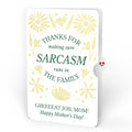 Sunlit Hydrangeas Mother’s Day Suncatcher Bouquet and Sunny Sarcasm Garden Sentiment Set for Mom