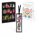 Novel Day Mother’s Day Petal Pressed™ Bookmark Card and Folk Art Bloom Sentiment Set for Mom