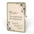 Our Story Mother’s Day Petal Pressed™ Bookmark Card and Vintage Sketch Garden Sentiment Set for Mom