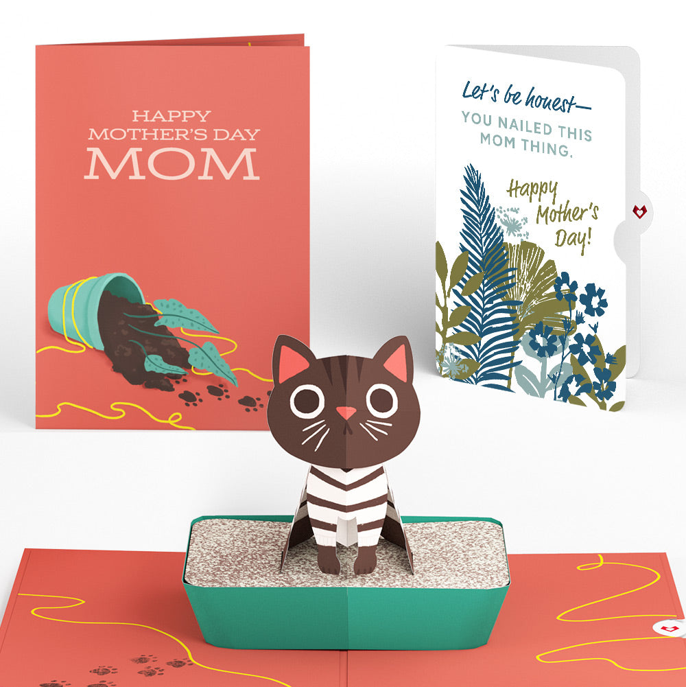 Thanks for Putting Up with My Crap Mother’s Day Pop-Up Card and Layered Leaf Harmony Sentiment Set