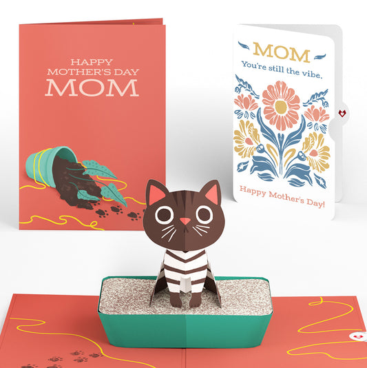 Thanks for Putting Up with My Crap Mother’s Day Pop-Up Card and Folk Art Bloom Sentiment Set for Mom