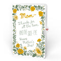 Garden Glow Mother’s Day Suncatcher Bouquet and Golden Wildflower Frame Sentiment Set for Mom
