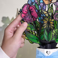 Garden Glow Mother’s Day Suncatcher Bouquet and Layered Leaf Harmony Sentiment Set