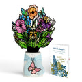 Garden Glow Mother’s Day Suncatcher Bouquet and Layered Leaf Harmony Sentiment Set