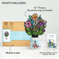 Garden Glow Mother’s Day Suncatcher Bouquet and Layered Leaf Harmony Sentiment Set