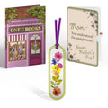 One for the Books Mother’s Day Petal Pressed™ Bookmark Card and Vintage Sketch Garden Sentiment Set for Mom