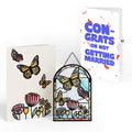 Butterfiles Breakup Suncatcher Card and Playful Confetti Sentiment Set