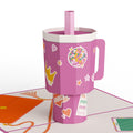 Mom Era Tumble Pop-Up Card and Minivan Chaos Humor Sentiment Set