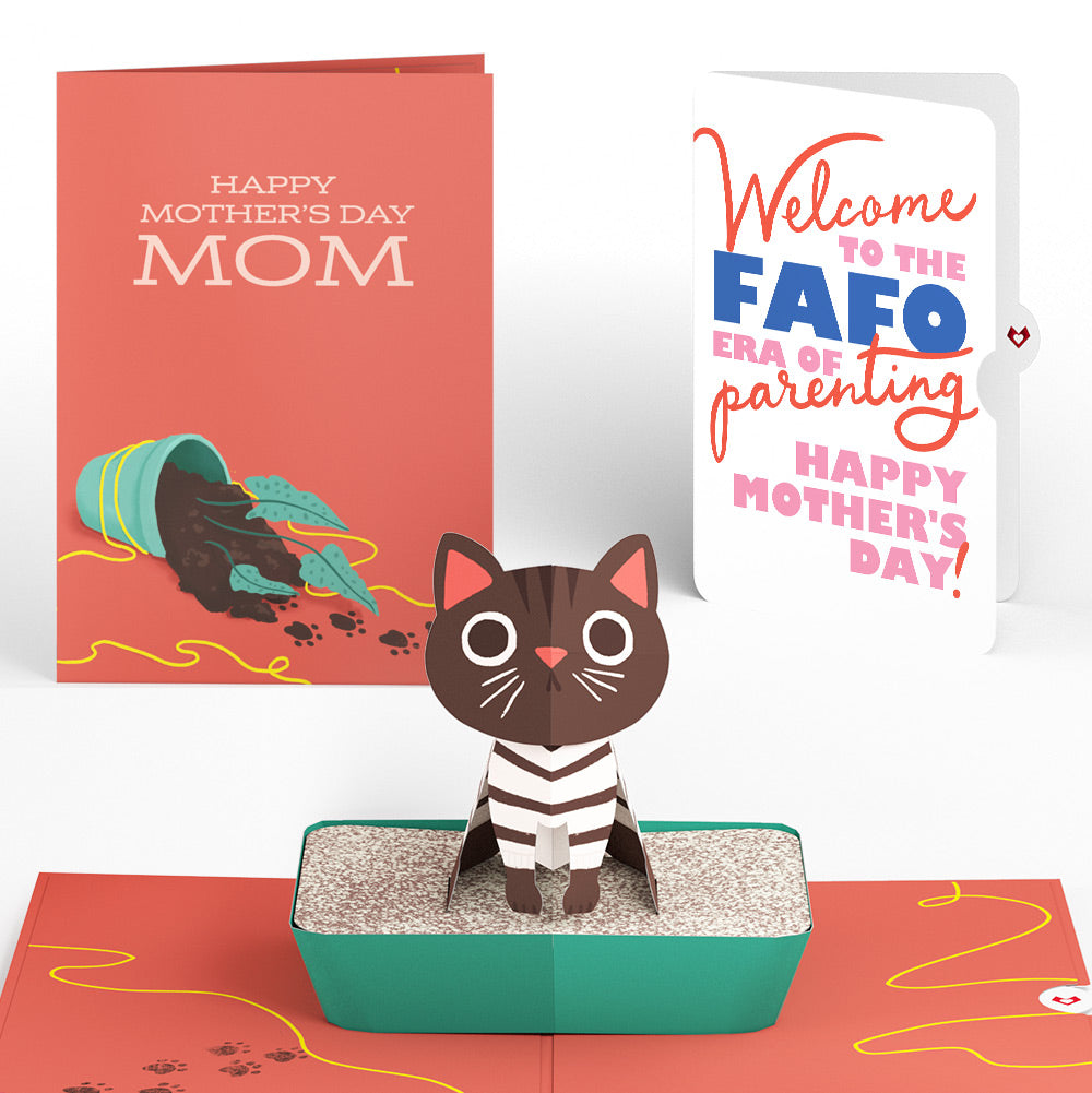Thanks for Putting Up with My Crap Mother's Day Pop-Up Card and FAFO Era Sentiment Set