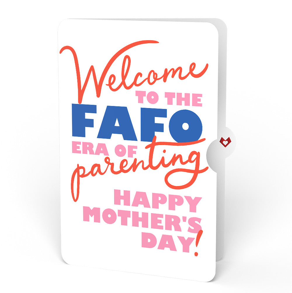 Thanks for Putting Up with My Crap Mother's Day Pop-Up Card and FAFO Era Sentiment Set