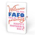Stitched with Love Mom Mother's Day HeartFelt Charm Card™ and FAFO Era Sentiment Set