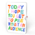 Vibrant Tulip Suncatcher Bouquet and Parenthood Humor Sentiment Set