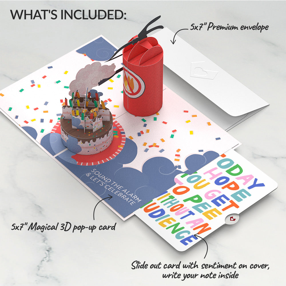 Holy Smokes You're Old Birthday Pop-Up Card and Parenthood Humor Sentiment Set