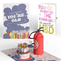 Holy Smokes You're Old Birthday Pop-Up Card and Surviving Assignment Sentiment Set