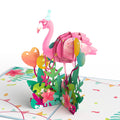 Flamazing Birthday Flamingo Pop-Up Card and Surviving Assignment Sentiment Set