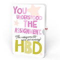Flamazing Birthday Flamingo Pop-Up Card and Surviving Assignment Sentiment Set