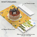 Go Feral Raccoon Birthday Pop-Up Card and Metabolism Left The Chat Sentiment Set