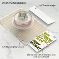 Happy Birthday to You! Confetti Cake Pop-Up Card and Metabolism Left The Chat Sentiment Set