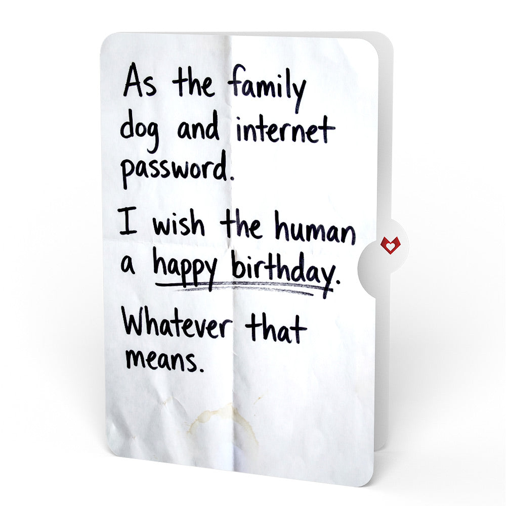 Love Dog Birthday Pop-Up Card and Sentiment Set