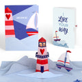 Light of My Life Love Light-Up Pop-Up Card and Sailing Admiration Sentiment Set
