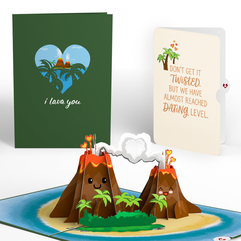 I Lava You Love Pop-Up Card and Twisted Palm Sentiment Set