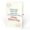 Happy Father's Day Pop-Up Card and Unnecessary Step Sentiment Set for Dad