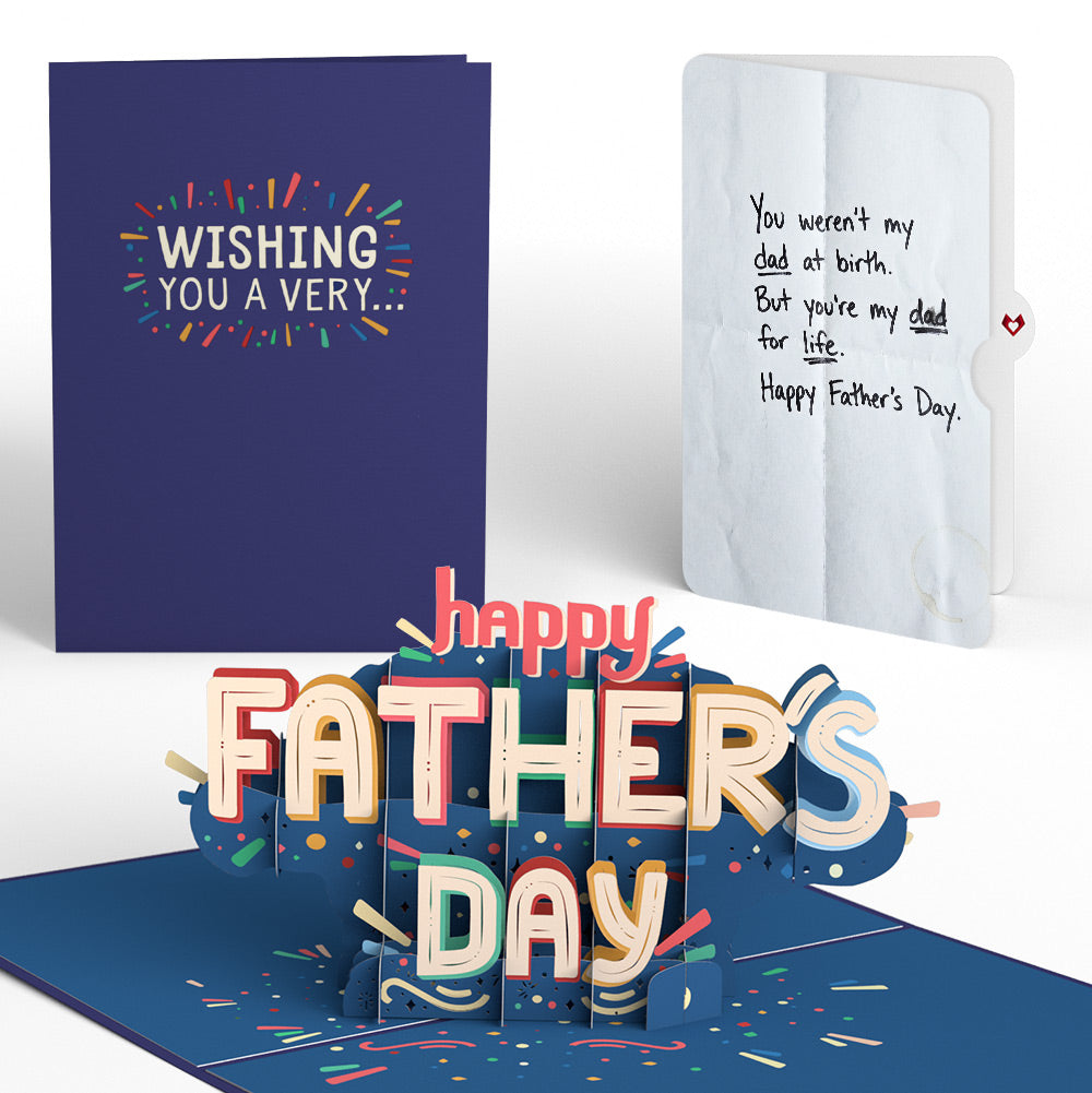 Happy Father's Day Pop-Up Card and Dad For Life Sentiment Set