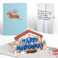 Happy Birthday Dogs Pop-Up Card and Impulse Buying Sentiment Set