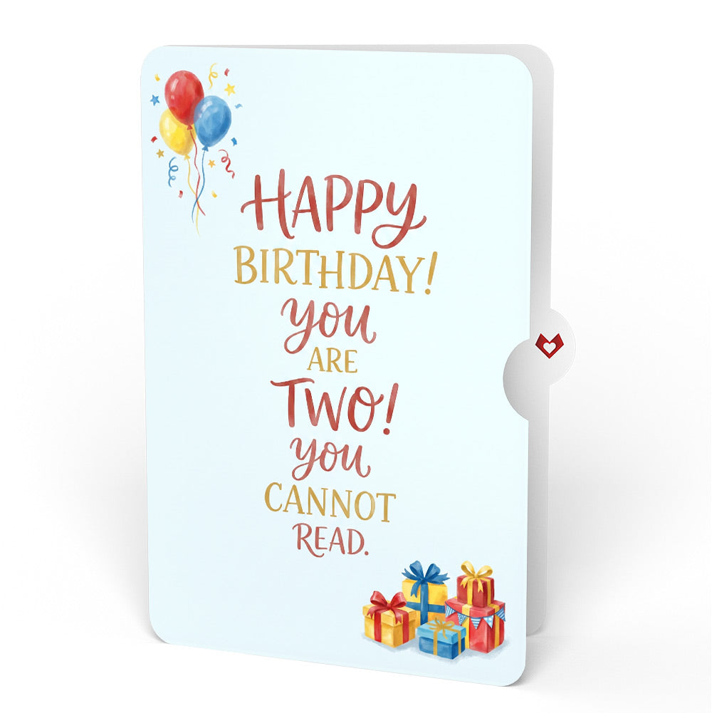 Truckloads of Birthday Wishes Pop-Up Card and Cannot Read 2nd Birthday Sentiment Set