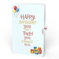 Truckloads of Birthday Wishes Pop-Up Card and Cannot Read 2nd Birthday Sentiment Set