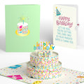 Sprinkles Birthday Cake Pop-Up Card and Thank You Excuse Sentiment Set