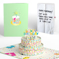 Sprinkles Birthday Cake Pop-Up Card and Sippy Cup Wild Sentiment Set