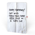 Sprinkles Birthday Cake Pop-Up Card and Sippy Cup Wild Sentiment Set