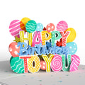 Let's Celebrate Birthday 3-Year-Old Pop-Up Card and Sentiment Set