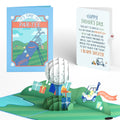 Time to Par-Tee Birthday Golf Father's Day Pop-Up Card and Society Blame Sentiment Set