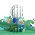 Time to Par-Tee Birthday Golf Father's Day Pop-Up Card and Society Blame Sentiment Set