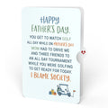 Time to Par-Tee Birthday Golf Father's Day Pop-Up Card and Society Blame Sentiment Set