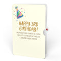 Go Feral Raccoon 3rd Birthday Pop-Up Card and Career Objectives Sentiment Set
