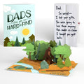 Father's Day Bigfoot Legend Pop-Up Card and Lost Gifts Golf Sentiment Set for Dad