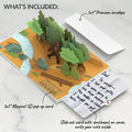 Father's Day Bigfoot Legend Pop-Up Card and Lost Gifts Golf Sentiment Set for Dad