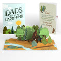 Father's Day Bigfoot Legend Pop-Up Card and Golf Measure Amazing Sentiment Set for Dad