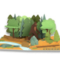 Father's Day Bigfoot Legend Pop-Up Card and Golf Measure Amazing Sentiment Set for Dad