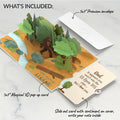 Father's Day Bigfoot Legend Pop-Up Card and US Open Love Sentiment Set for Dad
