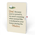 Best Dad By Par Father's Day Pop-Up Card and Golf Weekend Sentiment Set for Dad
