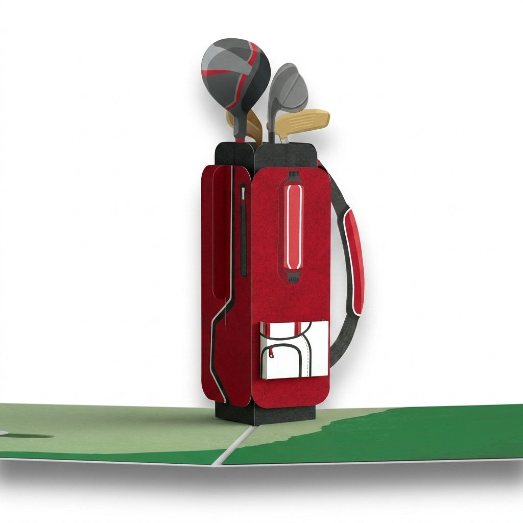 Best Dad By Par Father's Day Pop-Up Card and US Open Loss Sentiment Set for Dad