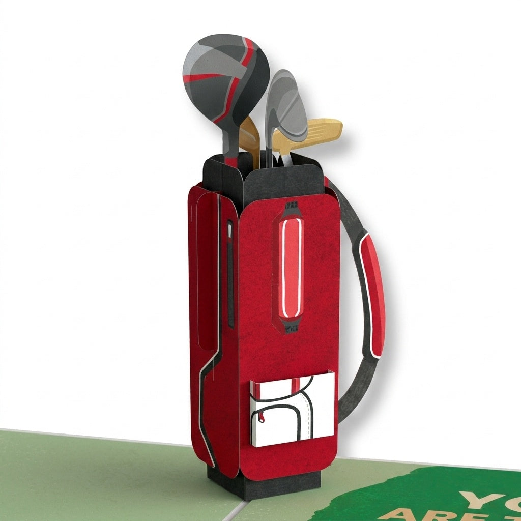 Best Dad By Par Father's Day Pop-Up Card and Skip US Open Sentiment Set