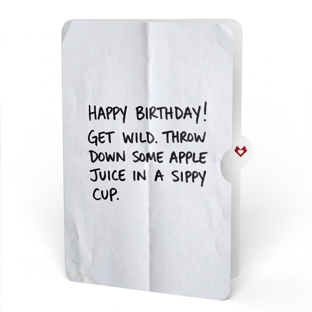 Stegosaurus Birthday Pop-Up Card and Sippy Cup Sentiment Set