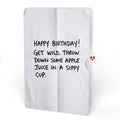 Stegosaurus Birthday Pop-Up Card and Sippy Cup Sentiment Set